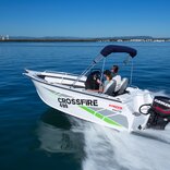 "Signage vinyl creatively applied to a boat's exterior, featuring boat name, registration number, or decorative graphics, adding a personalized touch and enhancing the aesthetics of the vessel. | © Orafol